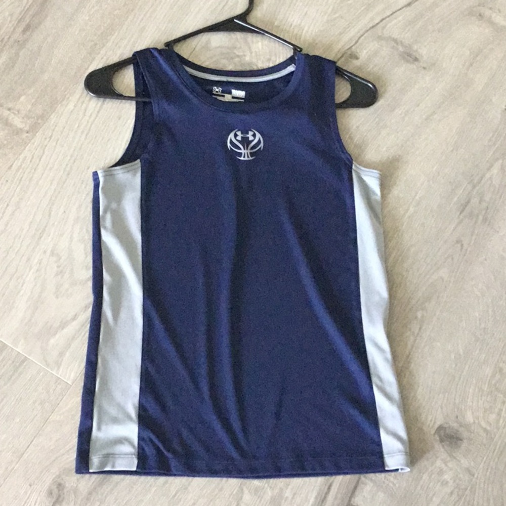 Boys Under Armour tank top- YLG